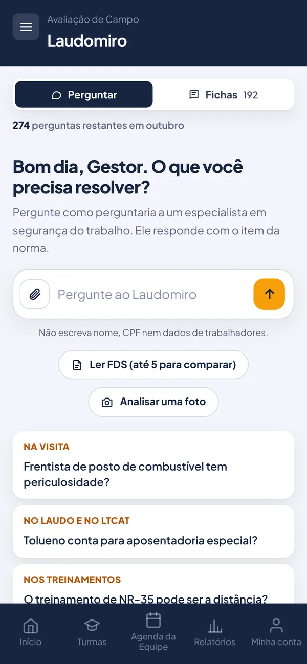 Laudomiro no celular